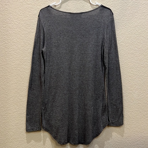 PHILOSOPHY WOMEN’S GRAY TOP LONG SLEEVE SIZE M - Picture 4 of 9